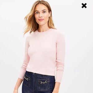 Loft Blush Knit Sweater